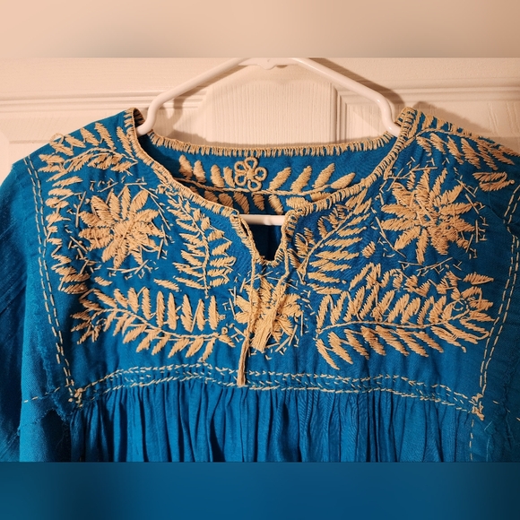 Mexican embroidered blouse s/m - Picture 2 of 6